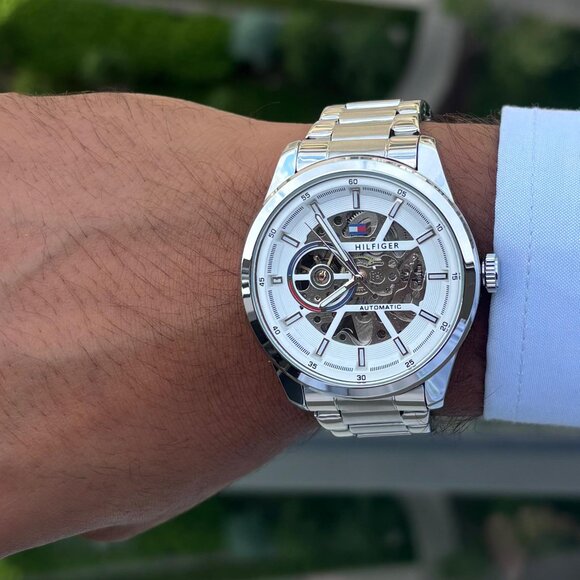 Tommy Hilfiger Automatic Men's Skeleton Watch - Rare - Brand New - Picture 4 of 8